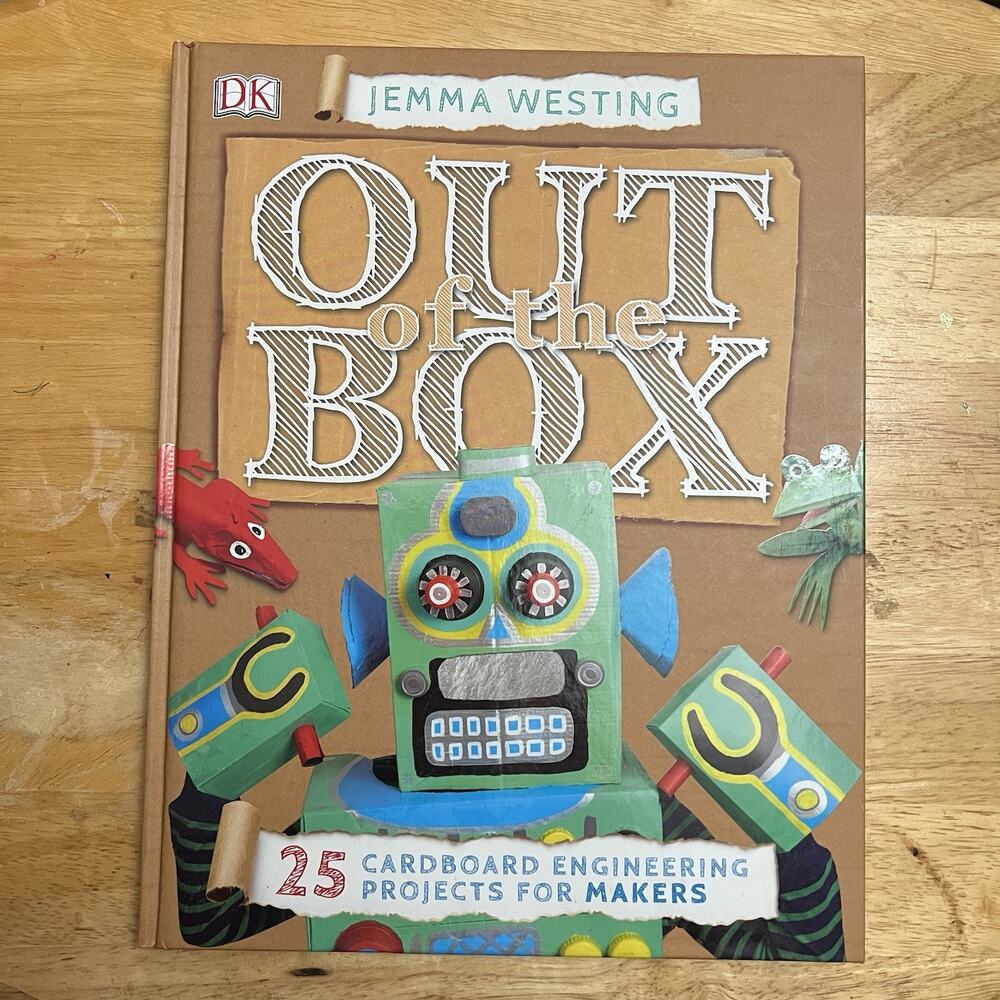 Out of the Box 25 Cardboard Engineering Projects for Makers DK Hardcover Book